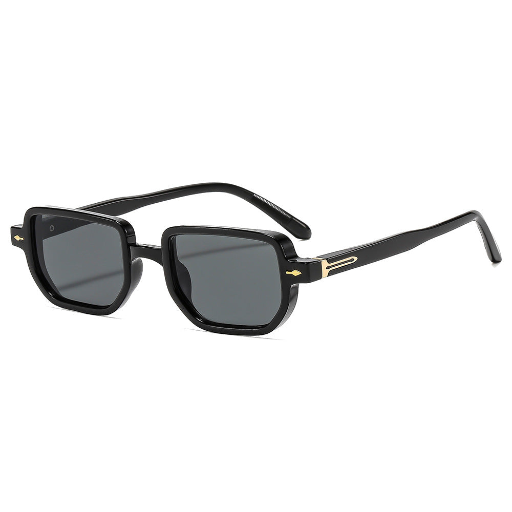 Gloss finish square sunglasses