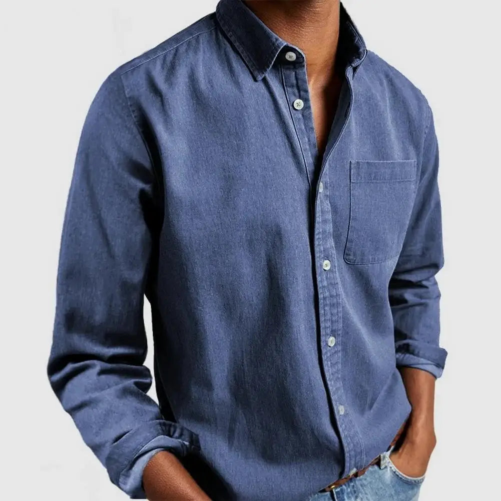 Men's zip cardigan in textured knit with stand collar and regular length