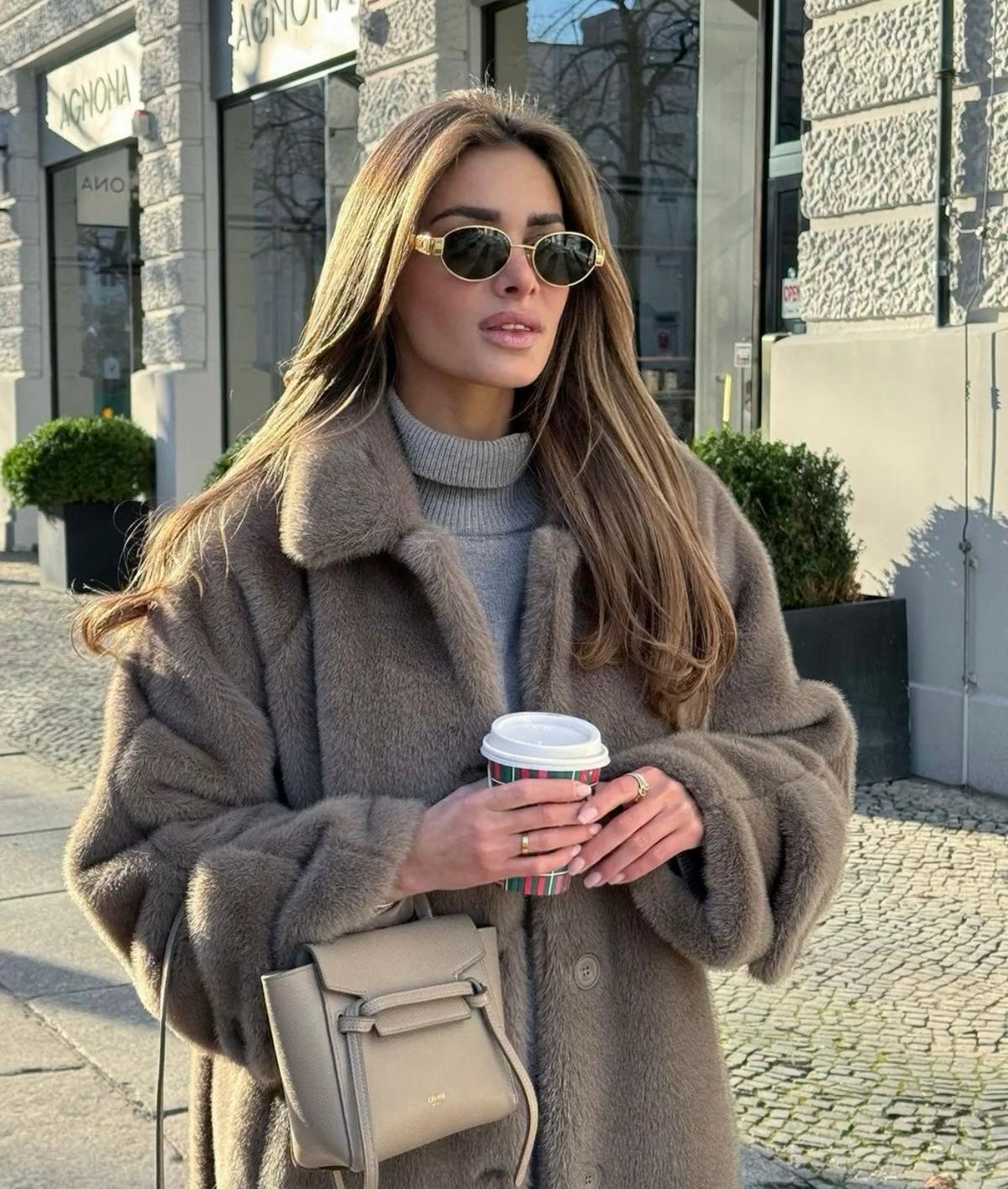 Metal Sunglasses Refined Frame Women