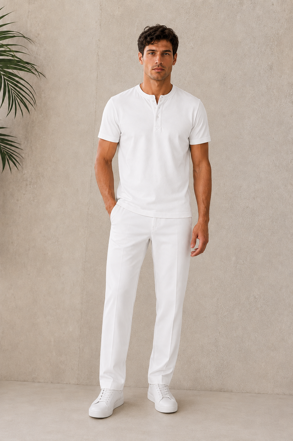 Casual cotton blend polo shirt for everyday wear