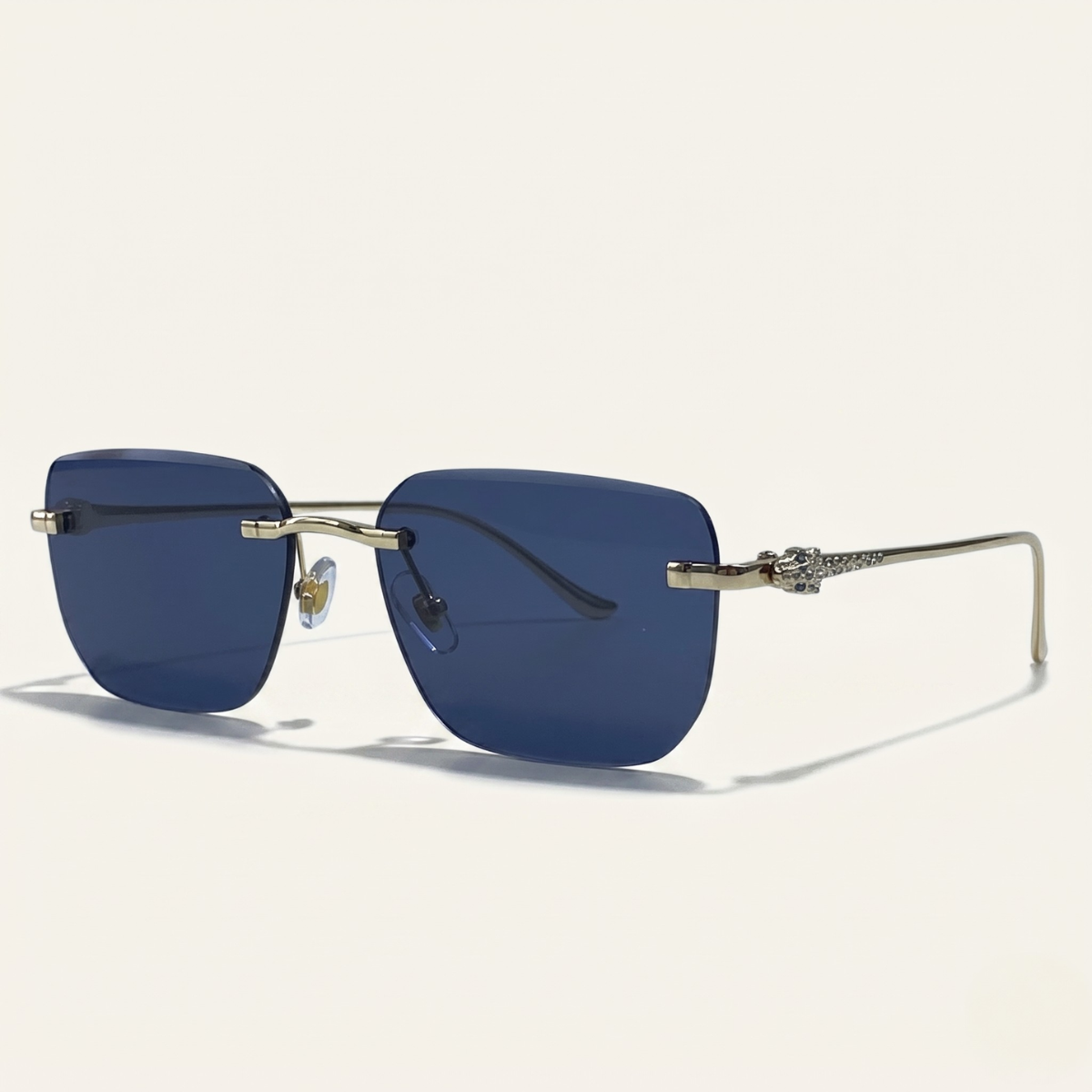 Rimless Gradient Sunglasses Men