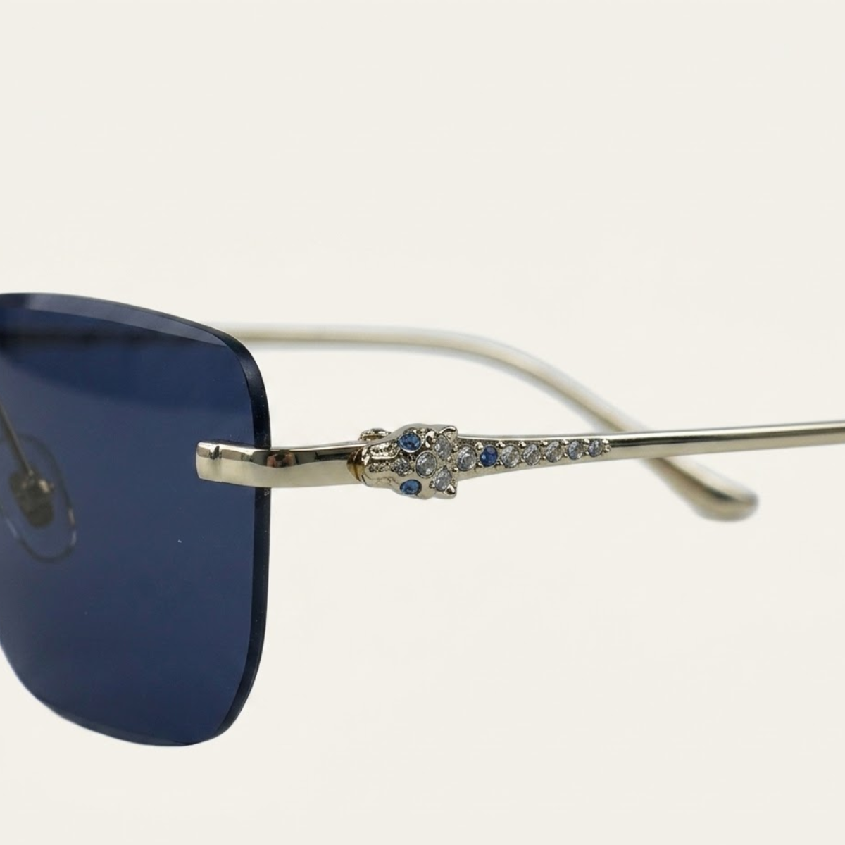 Rimless Gradient Sunglasses Men