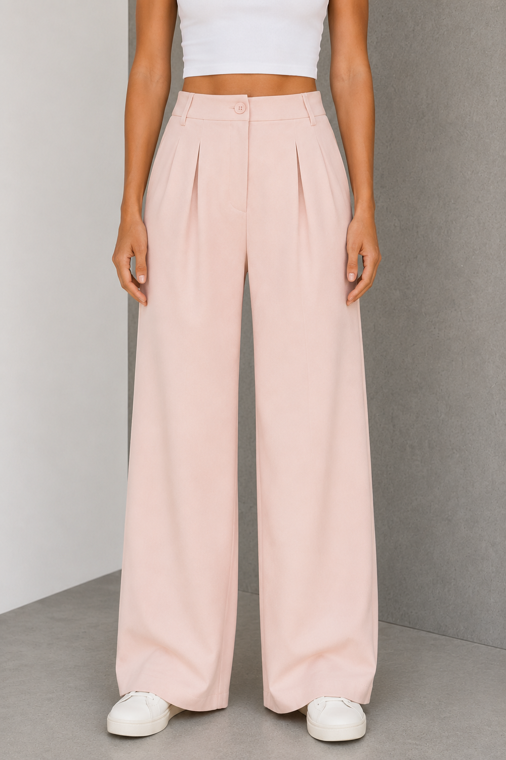 High-Waisted Pants Wide Leg Women