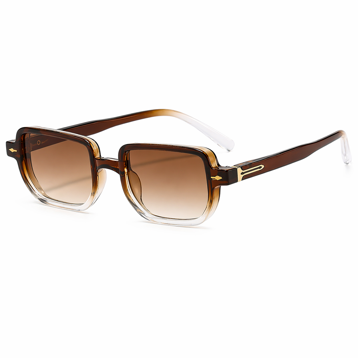 Tinted square sunglasses for everyday wear