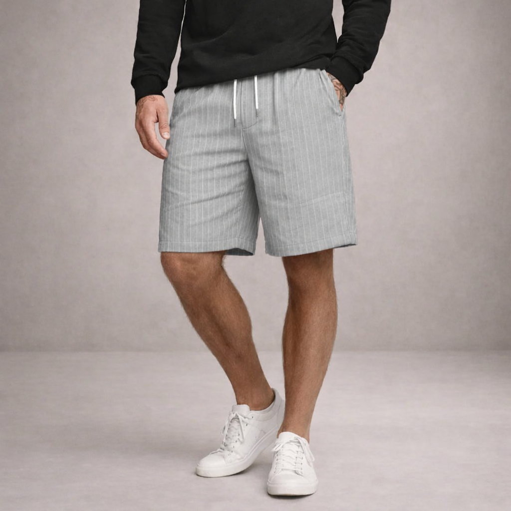 Everyday shorts with straight leg design