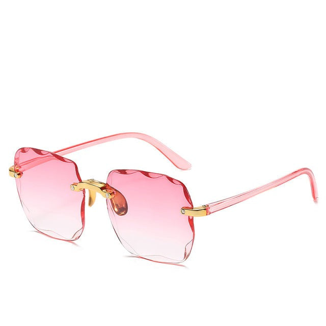 Square Rimless UV400 Sunglasses Unisex